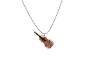Wooden pendant Violin Pendant