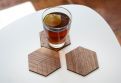 Wooden coasters Apis Coasters