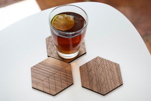 Wooden coasters Apis Coasters