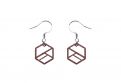 Wooden earrings Hexaline Earrings