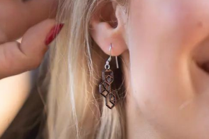 Wooden earrings Trillo  Earrings