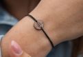 String bracelet Walking Bear Wooden Bracelet