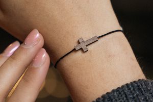 Cross Wooden Bracelet