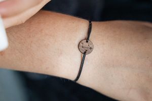 String bracelet Libra Wooden Bracelet