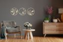 Wooden decoration Leaves Wall Trio