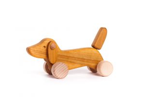 Natural Wooden Dachshund