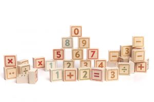 Numbers & Symbols Wooden Blocks