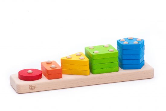 Wooden Shape Sorting Board