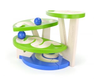 Colorful marble run