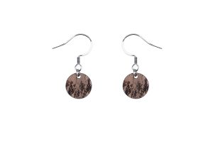 Wooden earrings Meadow Dangle Earrings