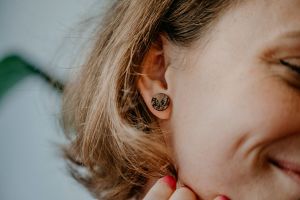 Wooden Earrings Meadow Earrings