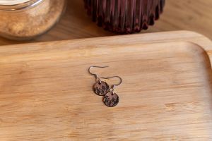 Wooden earrings Meadow Dangle Earrings