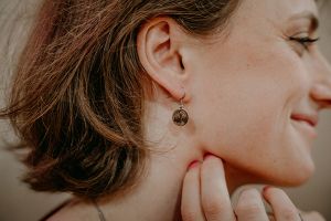 Wood Dangle Earrings