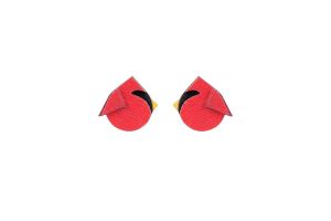 Red Cutebird Earrings