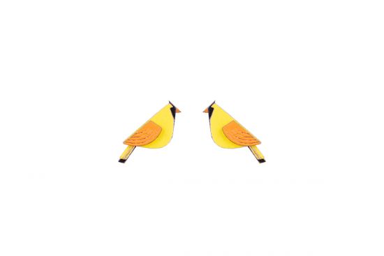 Wooden earrings Sunny Cutebird Earrings