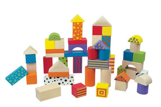 50 Wooden Blocks