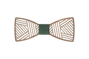 Wooden bowtie Line Bowtie