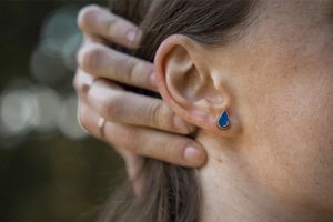 Wooden earrings Storm Earrings