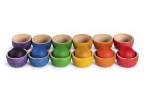 Balls and Bowls - Wooden Game