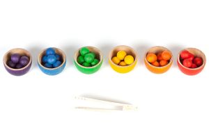 Bowls & Small Balls with Tongs