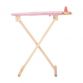 Wooden Ironing Board with Iron
