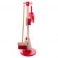 Bigjigs Toys Red Cleaning Playset