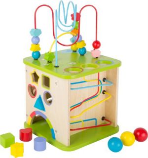 Small Foot Wooden Activity Cube – 5-in-1 Labyrinth