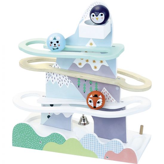 Wooden Marble Run Roller Coaster Iceland