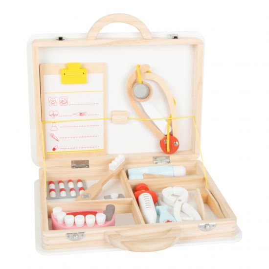 Small Foot Children's Doctor's Kit for Little Dentists 2-in-1