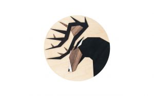 Deer Wooden Image 