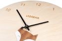 Wooden clock Fox Clock