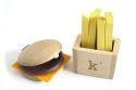 Wooden Hamburger Set