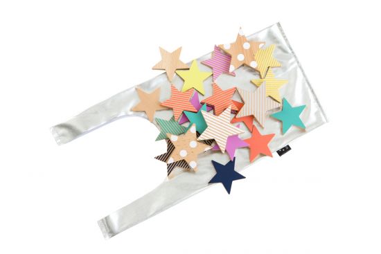 Starry Wooden Domino Set