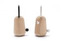 Pair of Wooden Rabbits