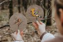 Wooden decoration Robin Wooden Image 