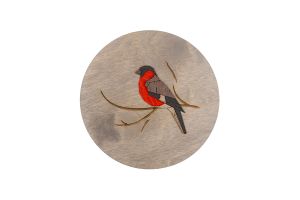 Wooden decoration Bullfinch Wooden Image