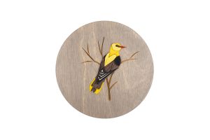 Wooden decoration Oriole Wooden Image