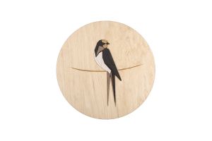 Wooden decoration Swallow Wooden Image