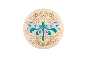 Wooden decoration Dragonfly Wooden Image 