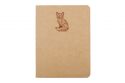 Sitting Fox B7 Blank Notebook