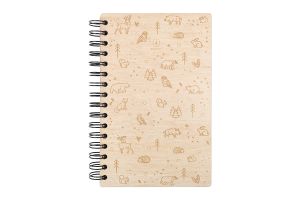 Forest pack A5 Wooden Notebook