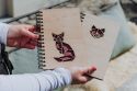 Fox A5 Wooden Notebook