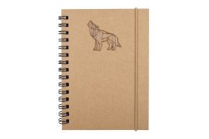Walking Wolf A6 Lined Notebook