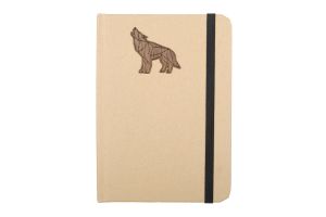 Walking Wolf A6 Blank Notebook