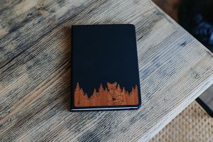 Black Foxwood A5 Notebook 