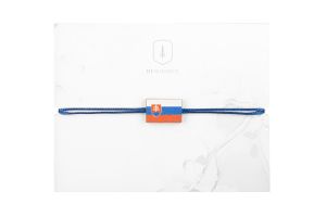 Bracelet Slovak Republic with wooden flag