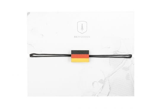 Bracelet Germany with wooden flag