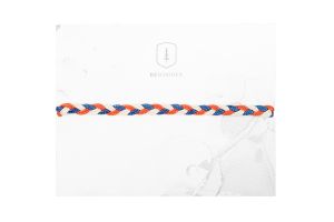 Knitted bracelet in national colors