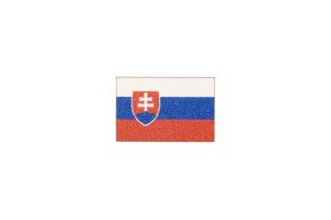 Wooden flag Slovakia