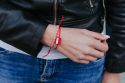 Bracelet Poland with wooden flag